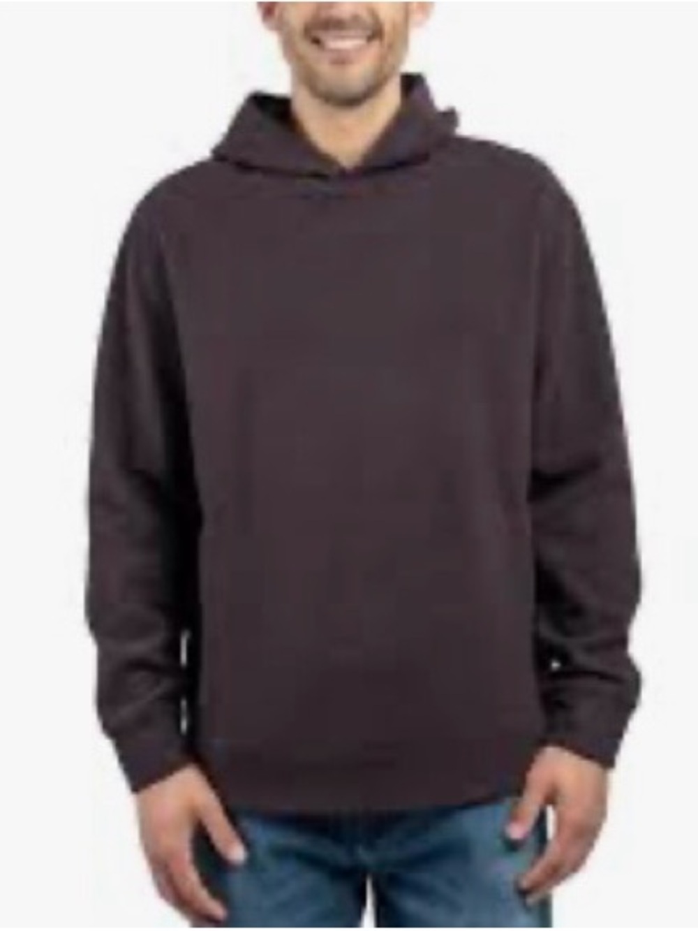 Jachs New York Burgundy Brown Soft Hoodie Size XL